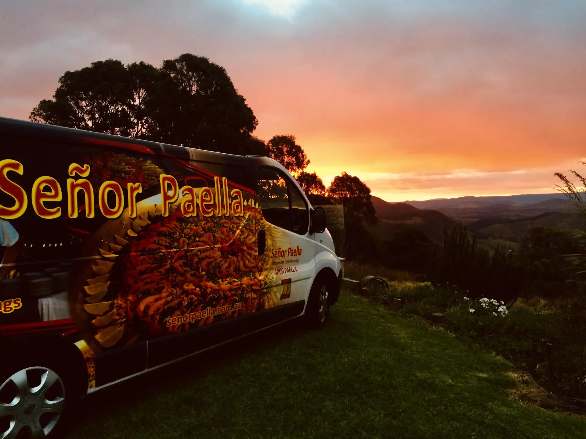 Sénor Paella catering van